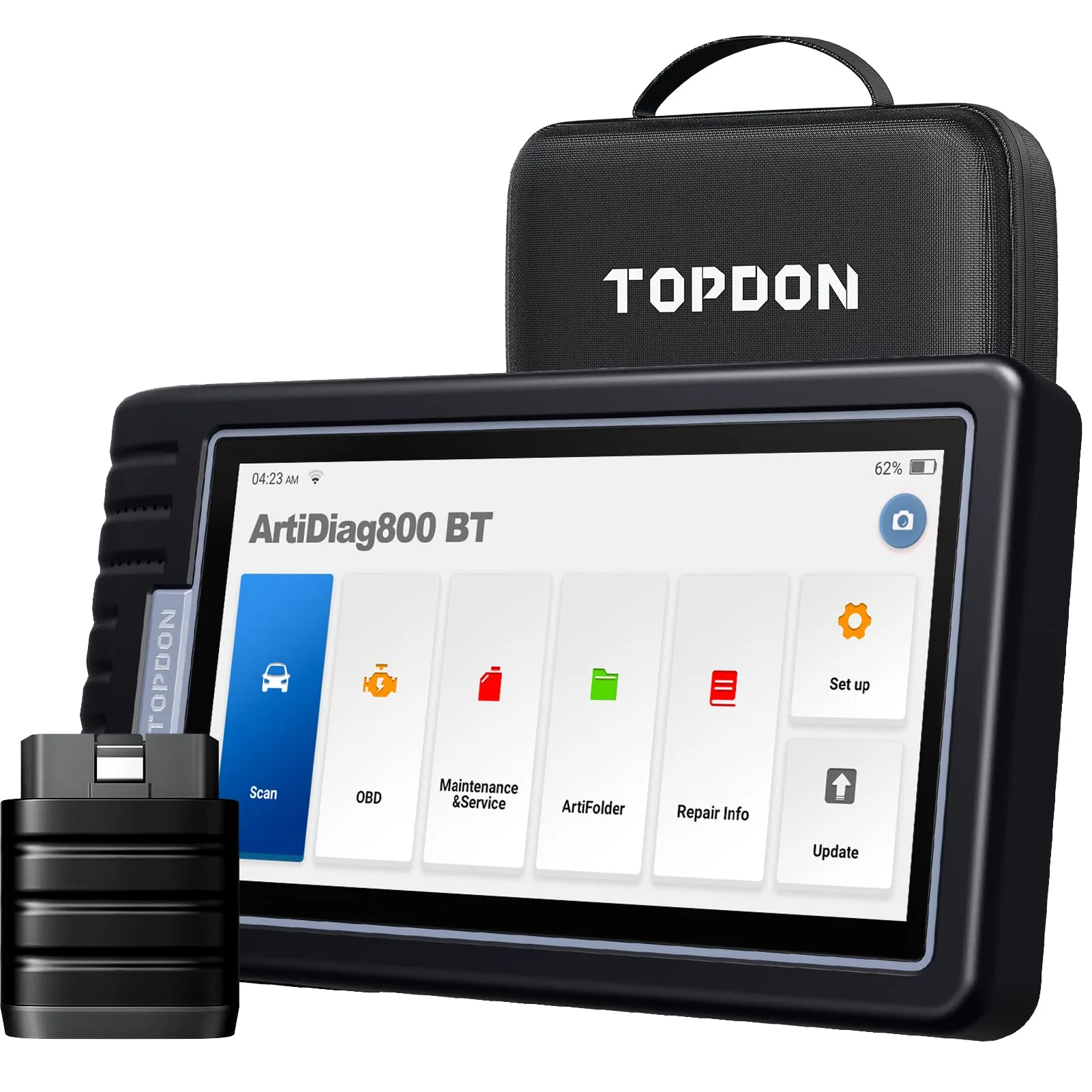 Version 1.0.0 Interfata Diagnoza Tester Auto Profesionala multimarca TOPDON ArtiDiag 800 BT, Display 5.99″, 2GB RAM, 32GB, Wi-Fi, Meniu in limba Romana, 28 Funcții de Service, Actualizari Gratuite pe Viata - imagine 1