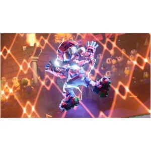 Orice merge pe acest teren! Cel mai recent joc din seria Mario Strikers vine pe Nintendo Switch! Pregatiti-va pentru Strike, un sport de cinci la cinci precum fotbalul, care este foarte greu in atac. Tinteste spre goluri prin dribling si pase catre coechipieri, precum si folosind tackle, obiecte si lovituri speciale zdrobitoare. Personalizati-va echipa dupa cum credeti de cuviinta, echipandu-le cu echipamente care le schimba nu numai aspectul, ci si statistici precum viteza, puterea si precizia paselor. Pana la opt jucatori – patru jucatori din fiecare echipa – pot concura unul impotriva celuilalt pe o singura consola Nintendo Switch*. Pe langa meciurile individuale, jocul online va avea modul Strikers Club**, care permite 20 de jucatori sa se alature si sa concureze pentru a deveni cel mai bun club din lume.