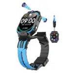 Smartwatch Copii cu Cartela Sim, GPS, WhatsApp, YouTube si Google Play, Conectare 4G, Wi-Fi, Bluetooth, Apel Video-Vocal, Compatibil Android / iOS, Doua Camere, Snur Inclus, Albastru