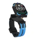 Smartwatch Copii cu Cartela Sim, GPS, WhatsApp, YouTube si Google Play, Conectare 4G, Wi-Fi, Bluetooth, Apel Video-Vocal, Compatibil Android / iOS, Doua Camere, Snur Inclus, Albastru - imagine 2